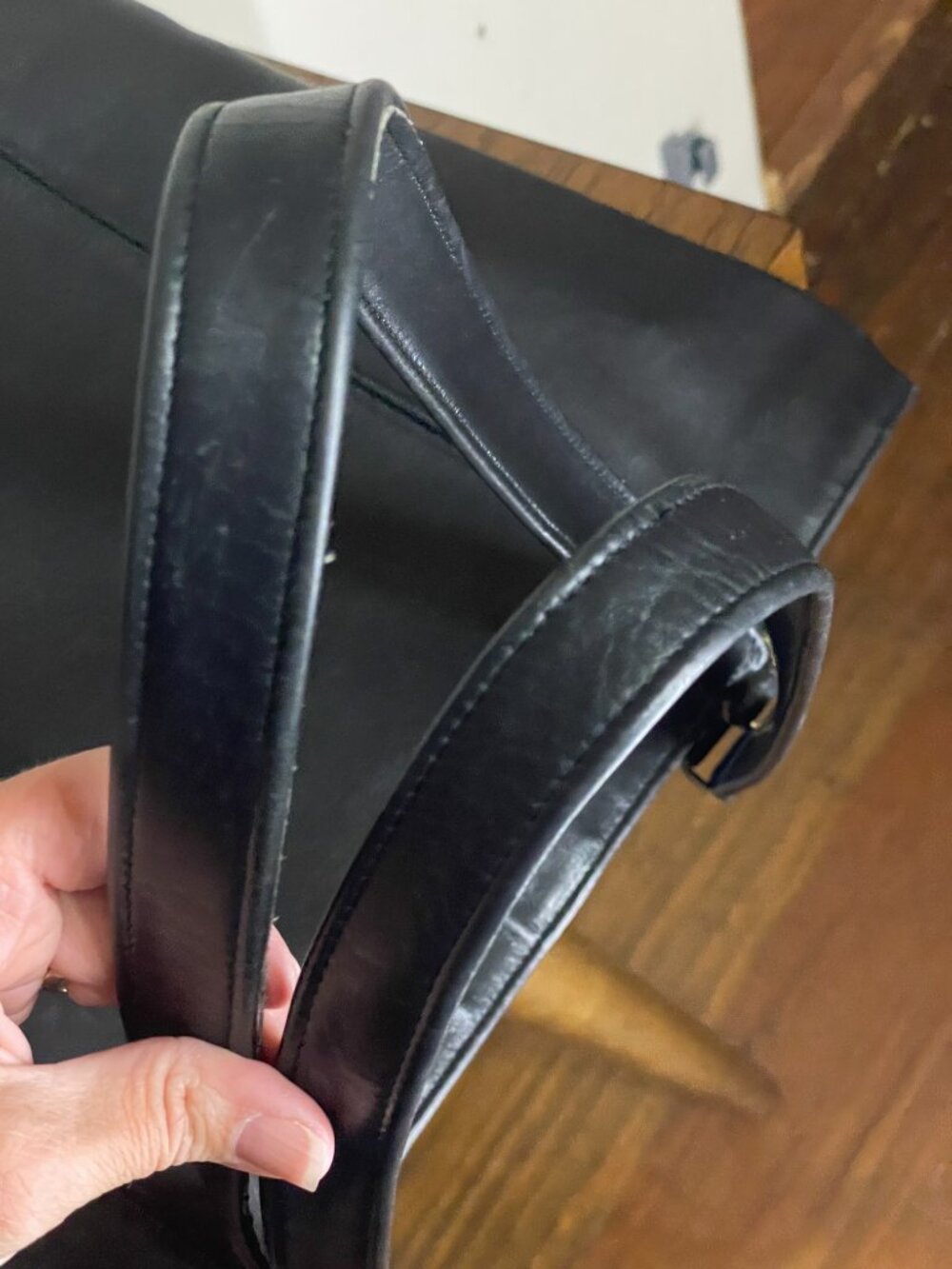Vintage Coach Light Tote Black - Picture 13 of 16